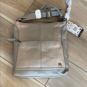 New the Sak gold and beige Crossbody Bag
